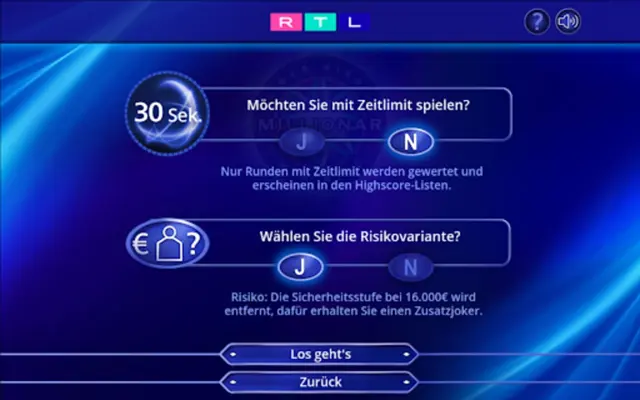 Wer wird Millionär? Training android App screenshot 3